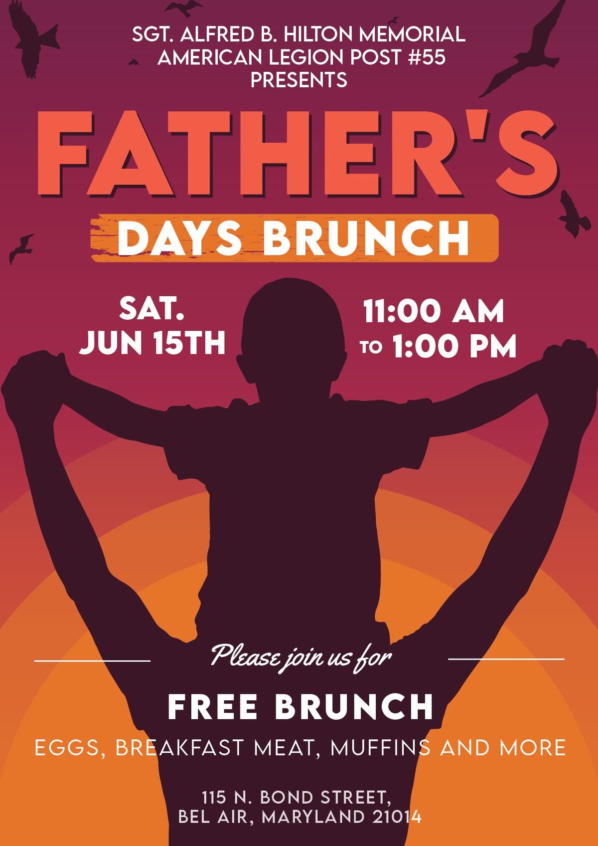 Free Father's Day Brunch
