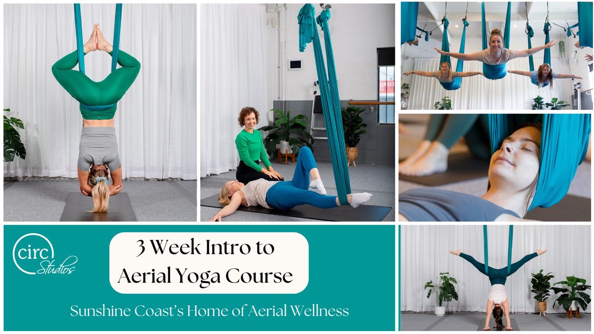 3-Week Intro to Aerial Yoga Course 