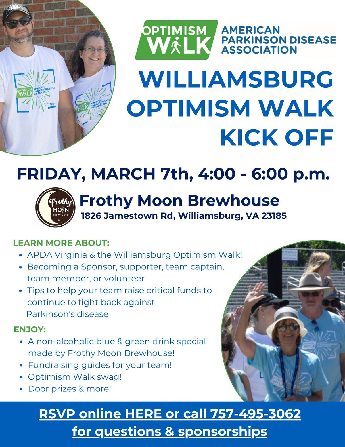 Kick Off! Williamsburg Optimism Walk