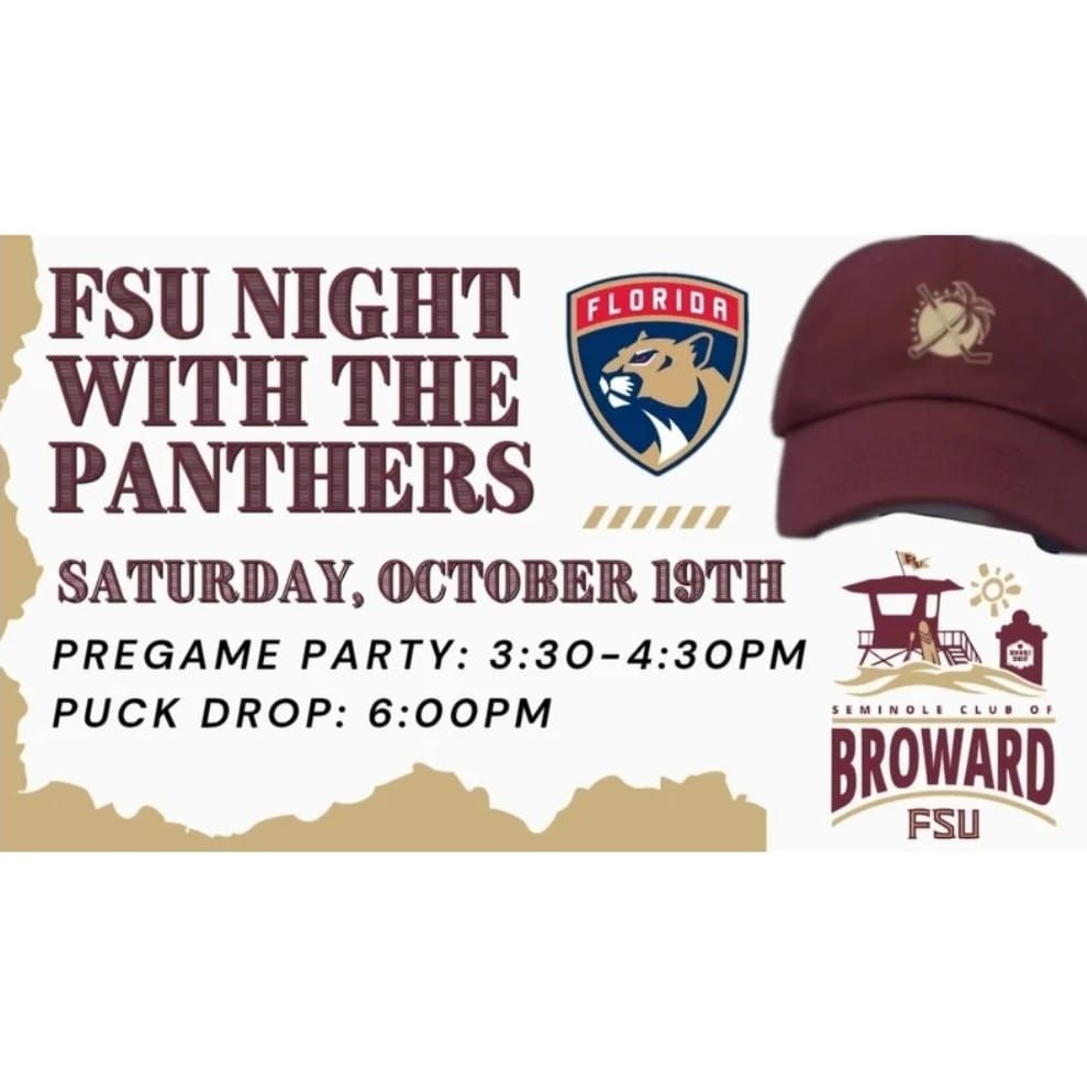 FSU NIGHT WITH THE FLORIDA PANTHERS 