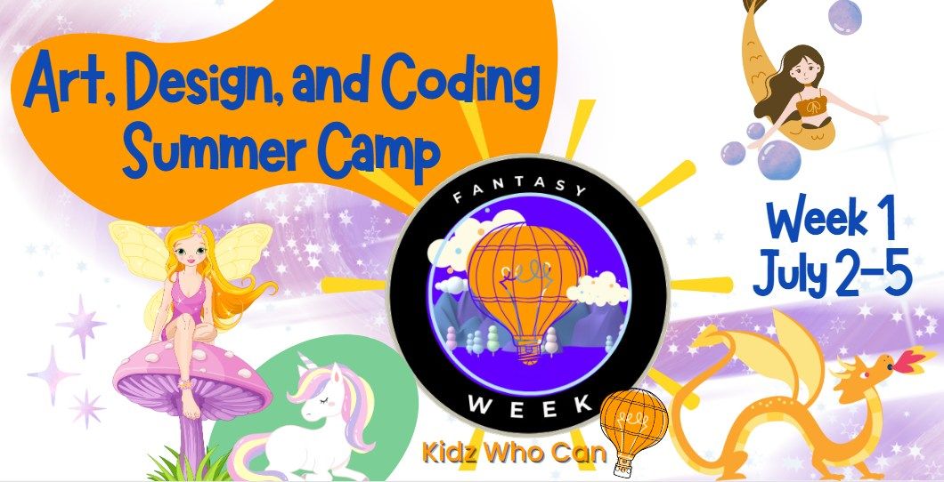 Art, Design and Coding Summer Camp: July 2-5