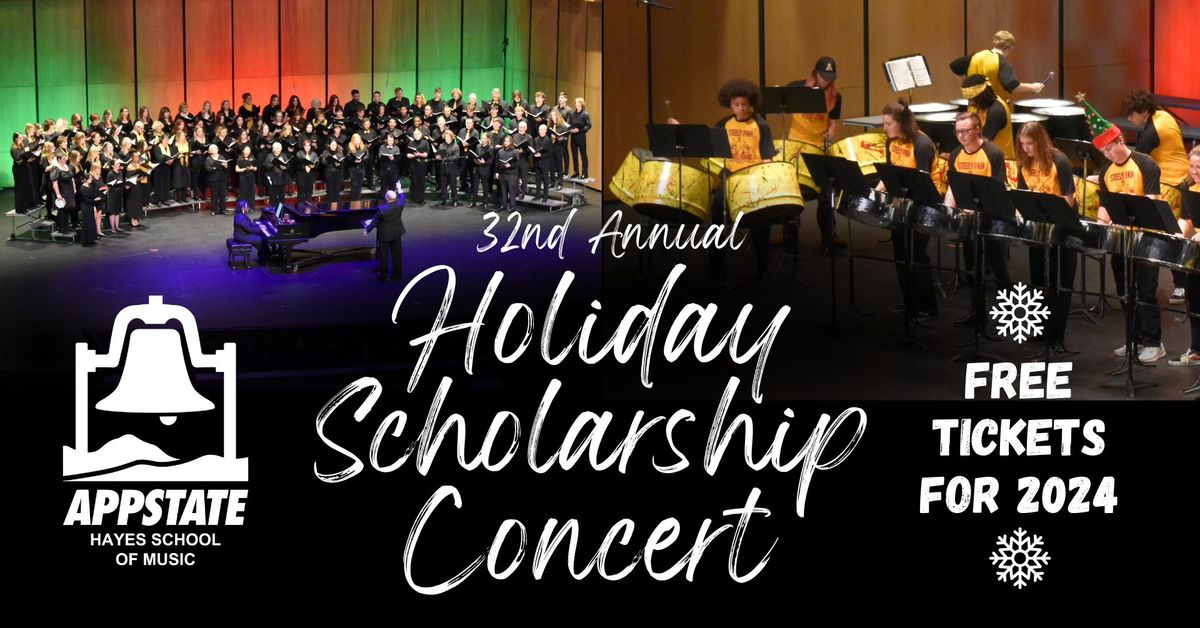 MOVED to Dec. 2: 32nd Annual Holiday Scholarship Concert