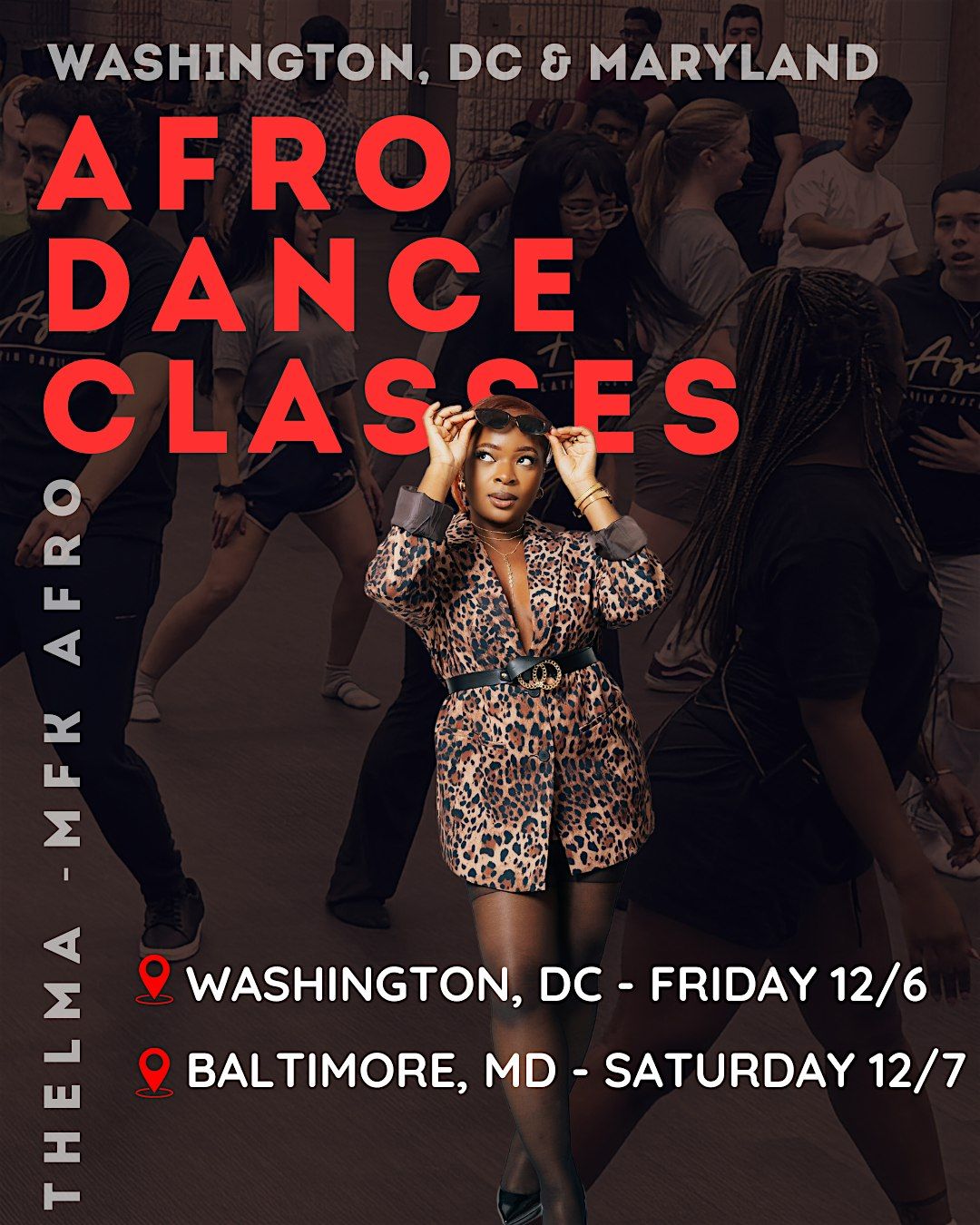 Beginner Afro-dance class  with Thelma - Last class of the year
