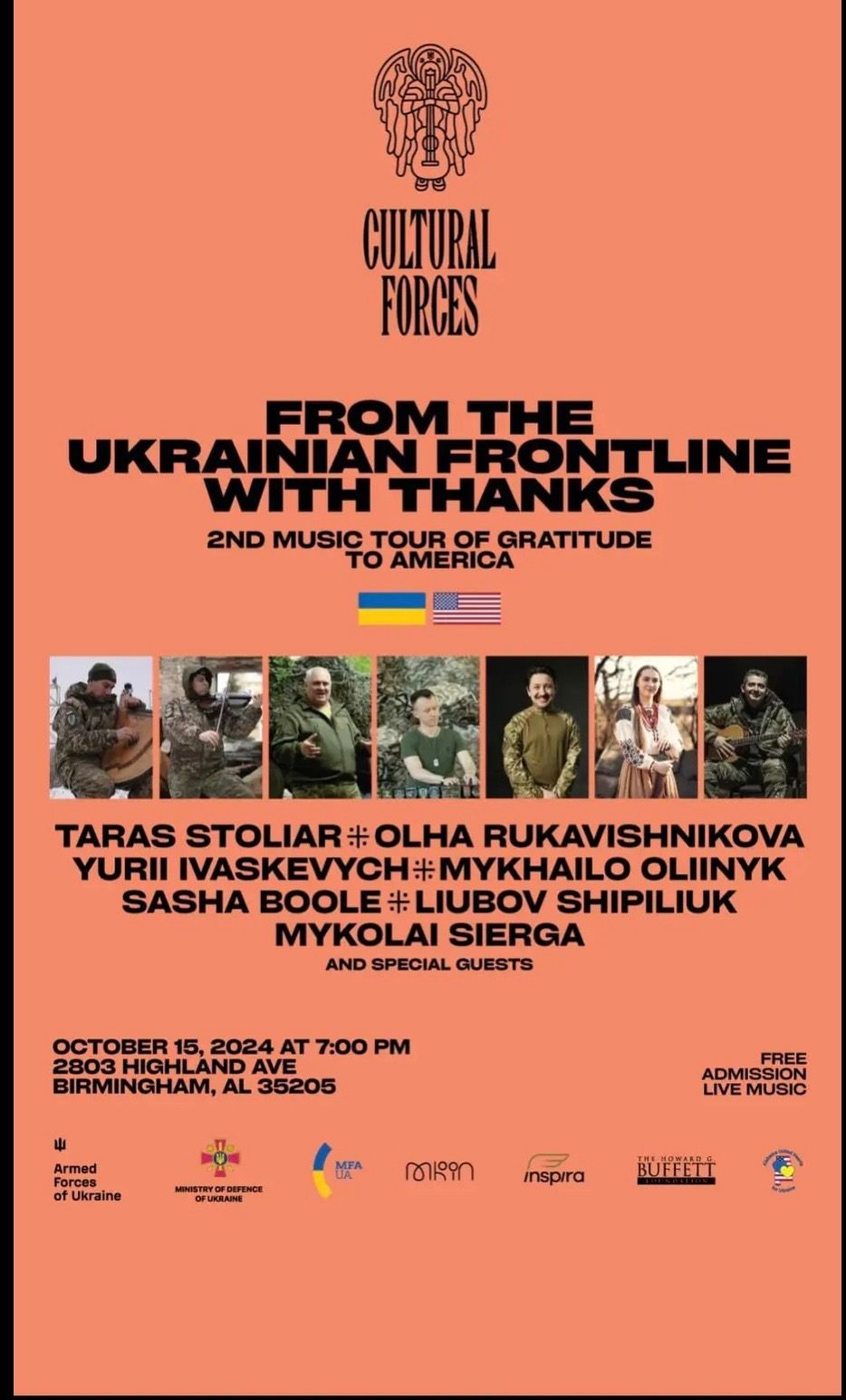 Ukrainian charity music concert. 