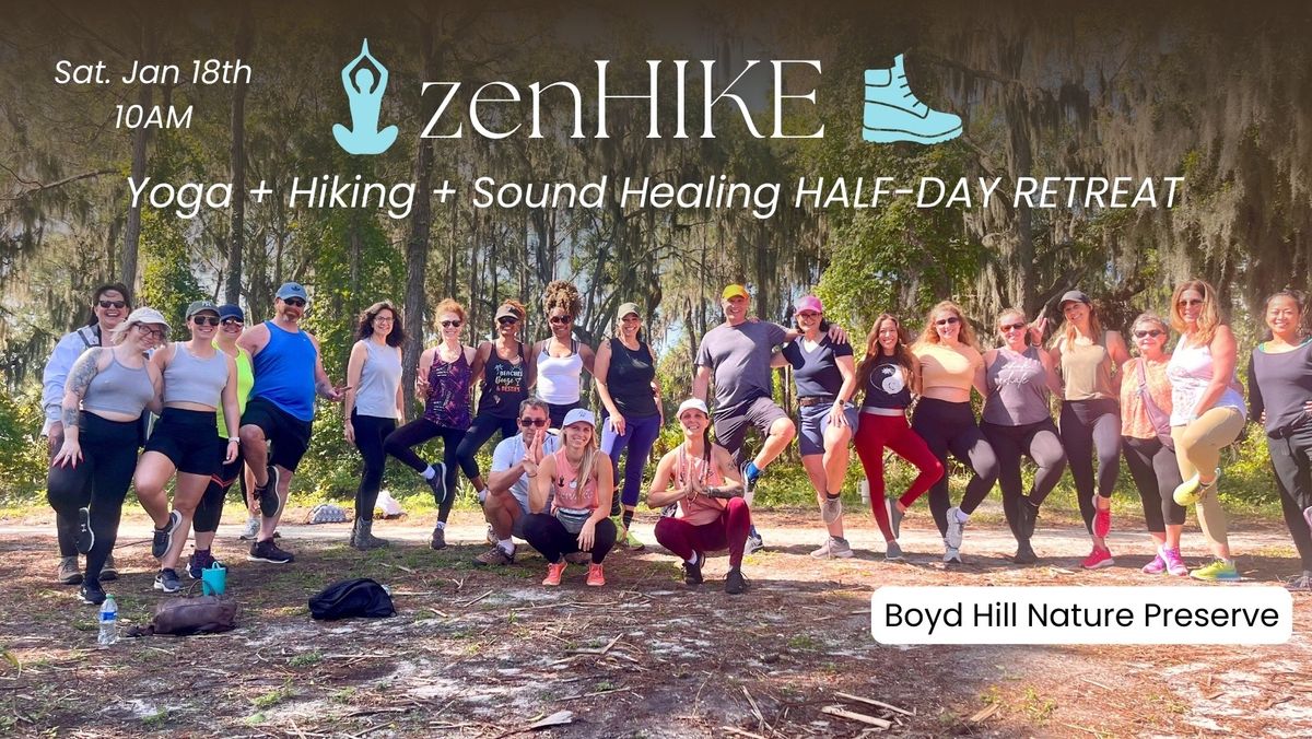 ZENhike Mini-RETREAT Yoga, Sound Healing & Nature Walk \ud83c\udf3f\ud83e\udd7e Boyd Hill Nature Preserve