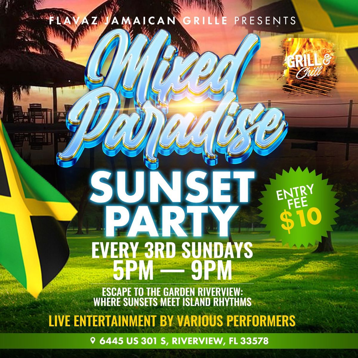 Grill & Chill: Mixed Paradise Sunset Party