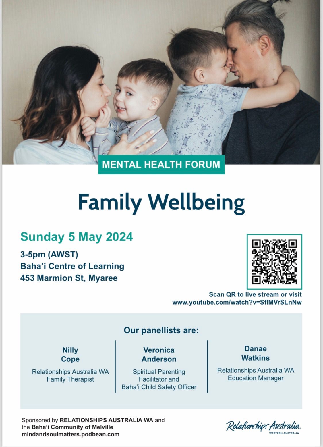 Mental Health Forum; Family Wellbeing 