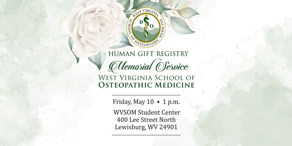 WVSOM Human Gift Registry Memorial Service