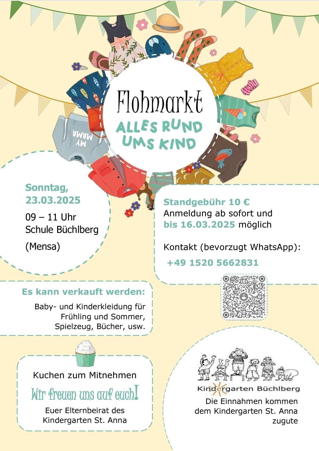 Fr\u00fchlingsflohmarkt Kindergarten St. Anna B\u00fcchlberg