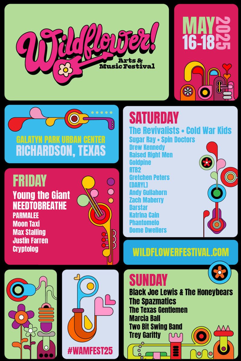 Wildflower Arts and Music Festival: Black Joe Lewis  The Honeybears  The Spazmatics & The Texas Gentlemen - Sunday