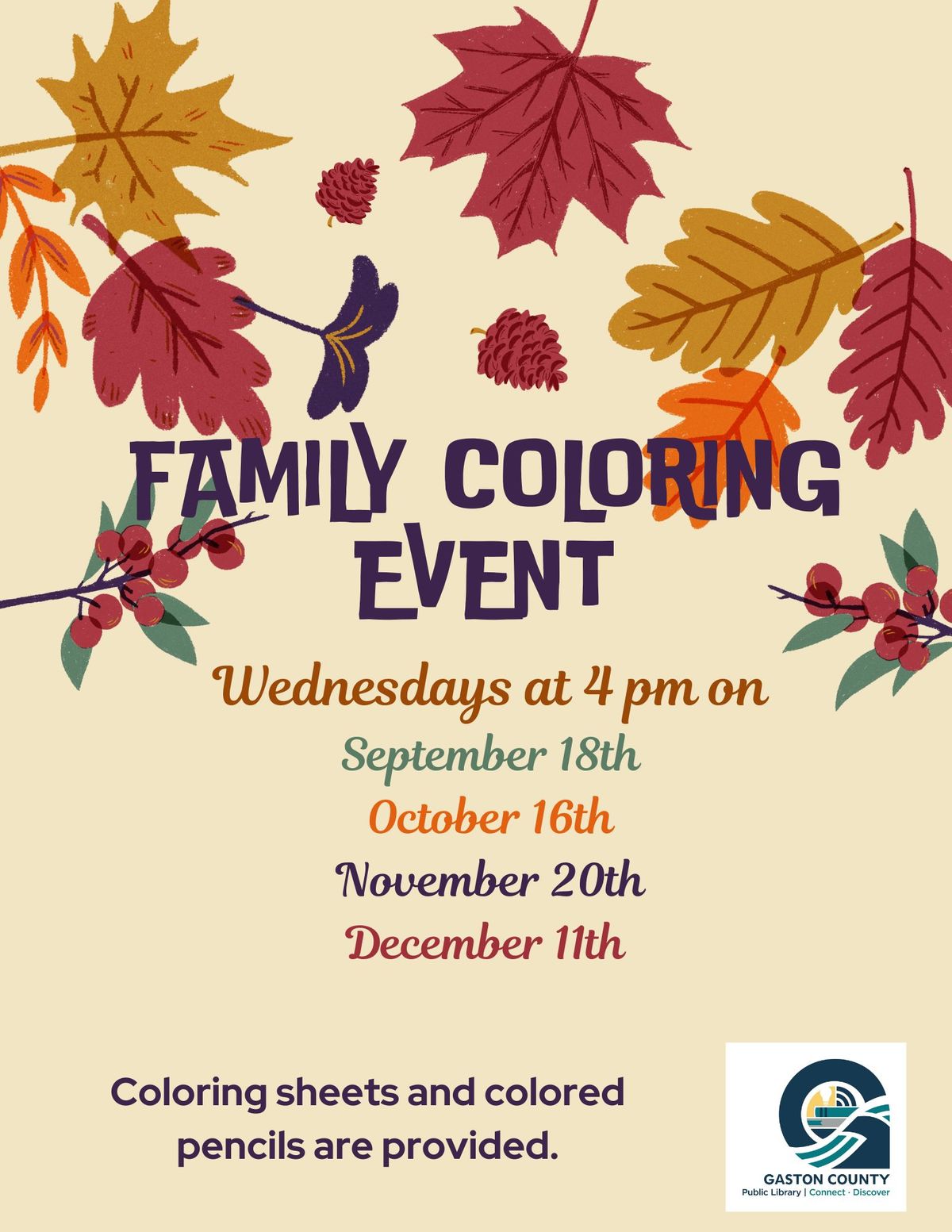 Family Coloring Event