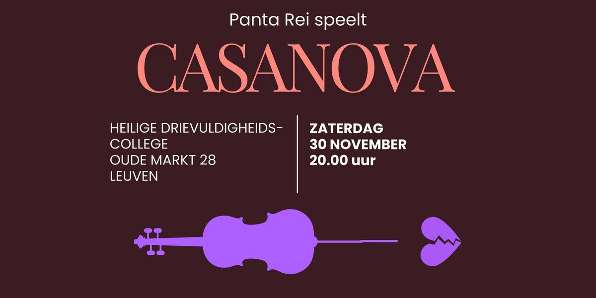 Panta Rei speelt Casanova 