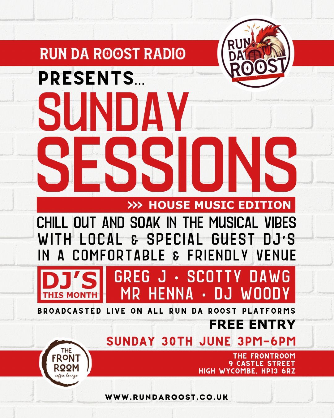 Sunday Sessions @The Front Room