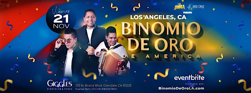 Binomio de Oro de Am\u00e9rica en Los Angeles, CA I Noviembre 21 2025