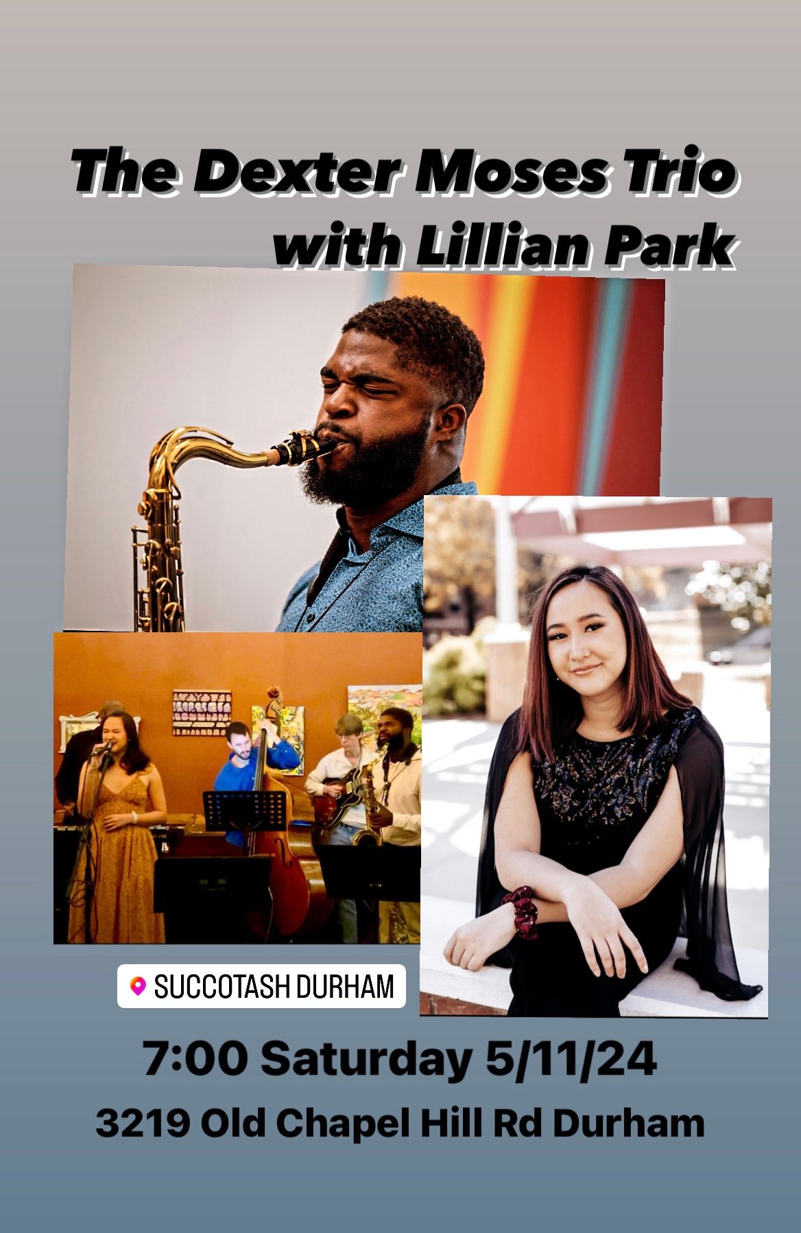 Dexter Moses Trio with Lillian Park