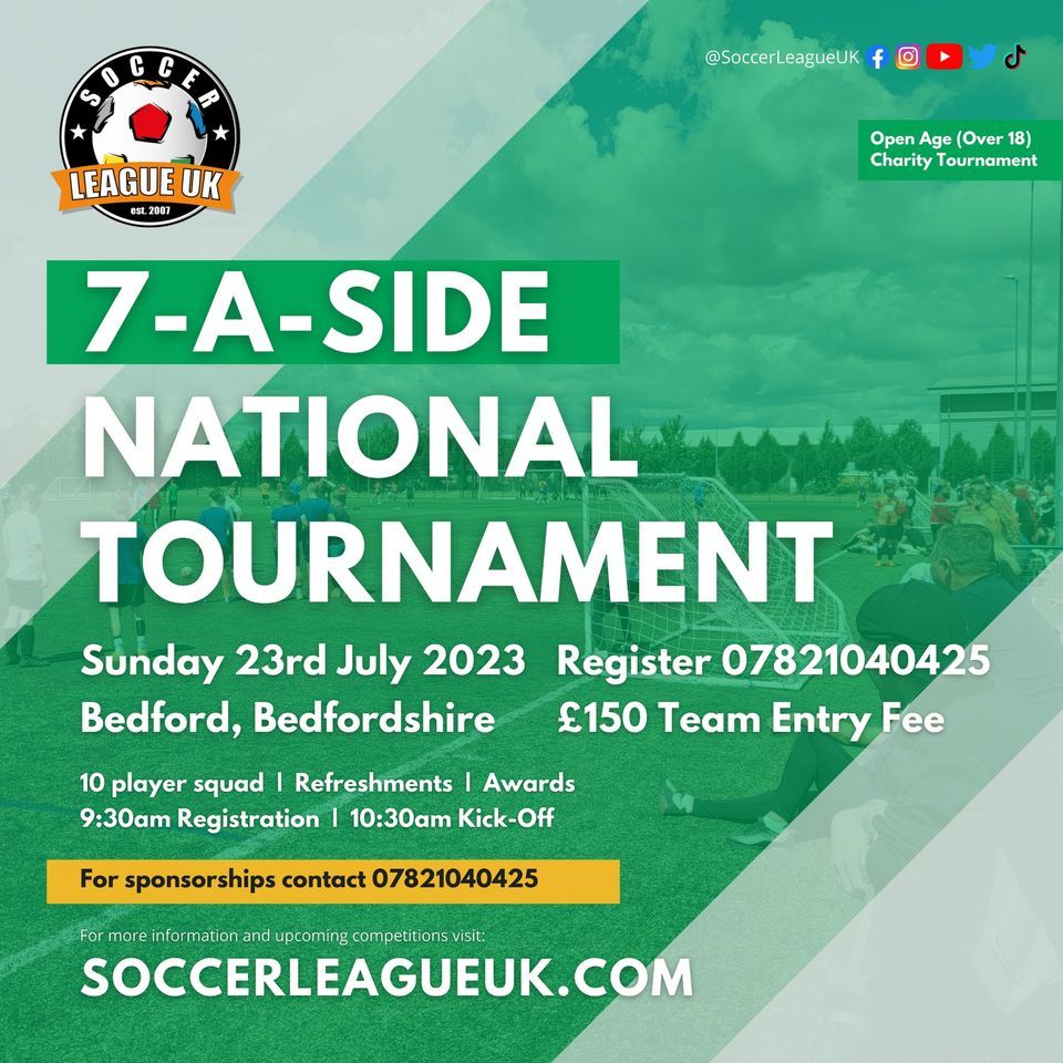 7-A-Side National Football Tournament 2023, Bedford, Bedfordshire ...