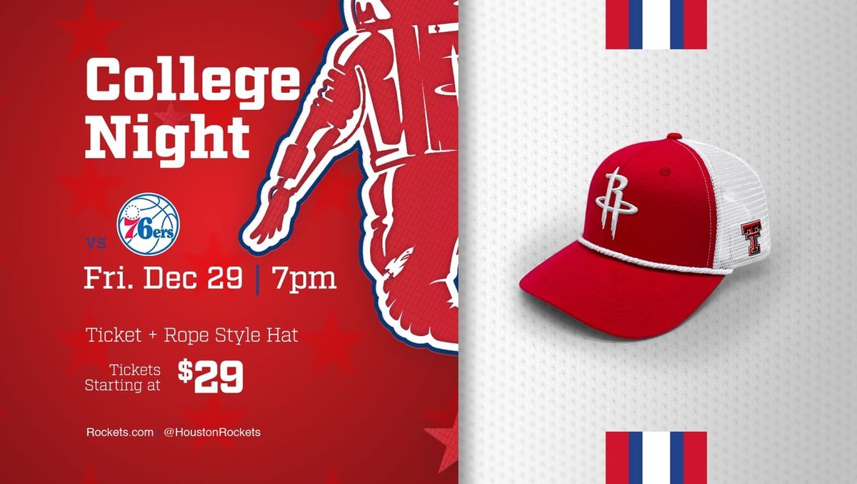 Houston Rockets at Philadelphia 76ers Tickets