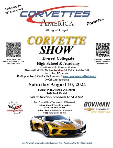 Corvettes America all Corvette Show
