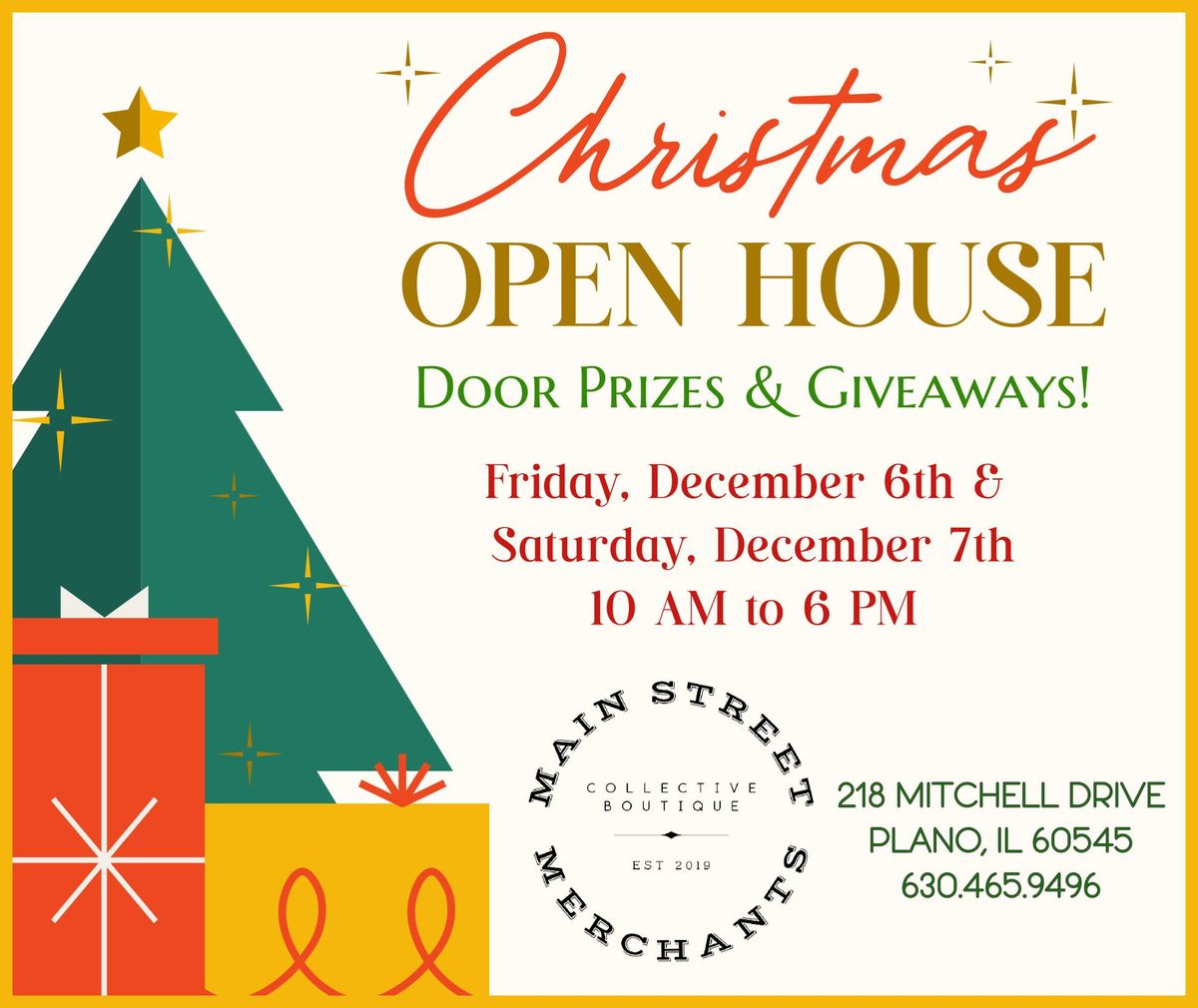 Christmas Open House at Main Street Merchants