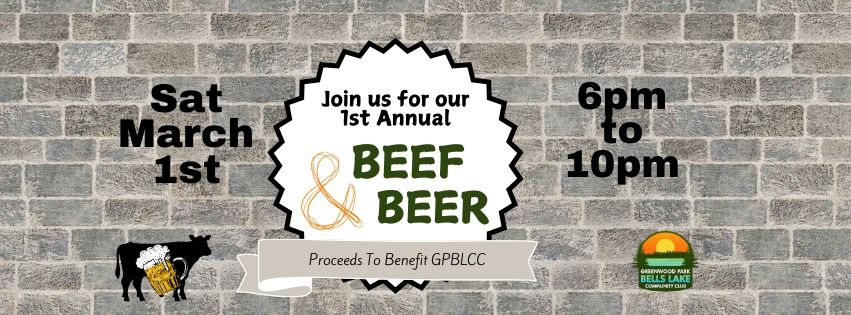 1st Annual Beef & Beer Fundraiser