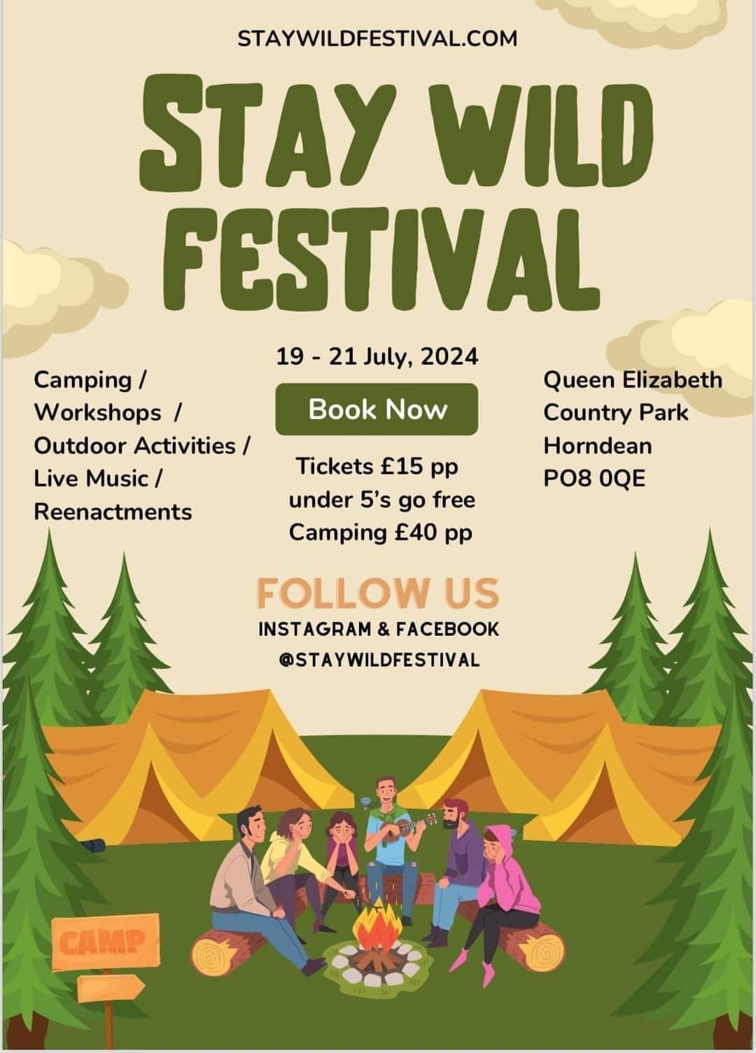 Stay Wild Festival, Queen Elizabeth Country Park 