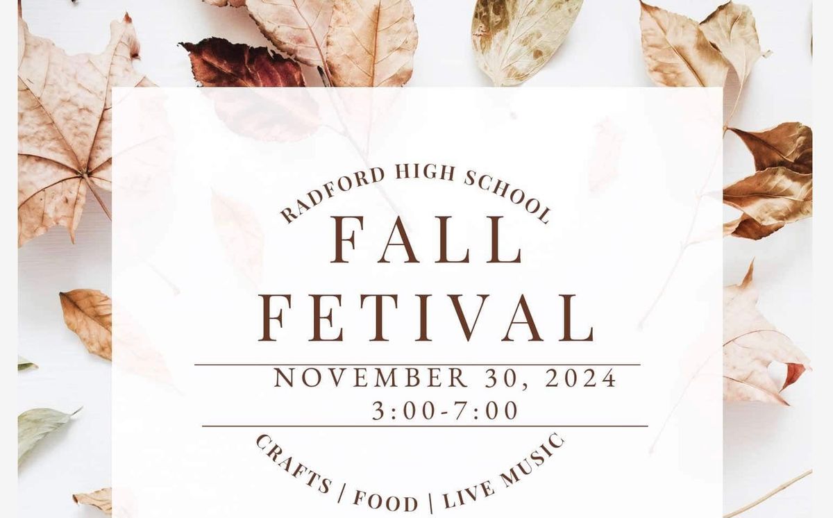 Fall Festival at Radford Highschool