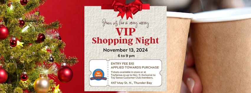 VIP Shopping Night Event at Toy Sense