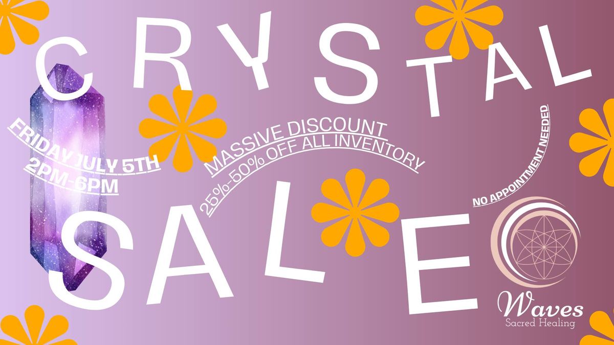 Crystal SALE 25%-50% OFF (ONE DAY ONLY)