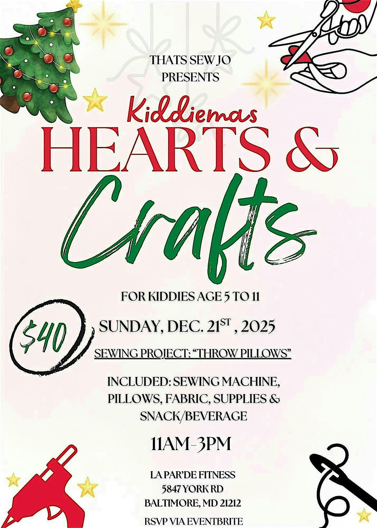 Kiddiemas: Hearts & Crafts(Drop-off)