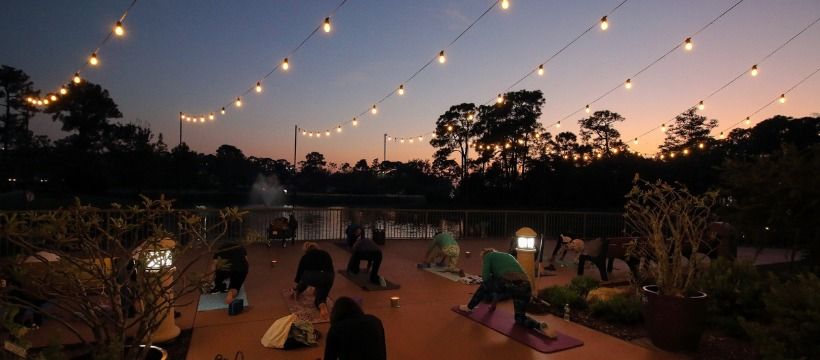 Sunset Yoga at The Gardens \ud83c\udf05