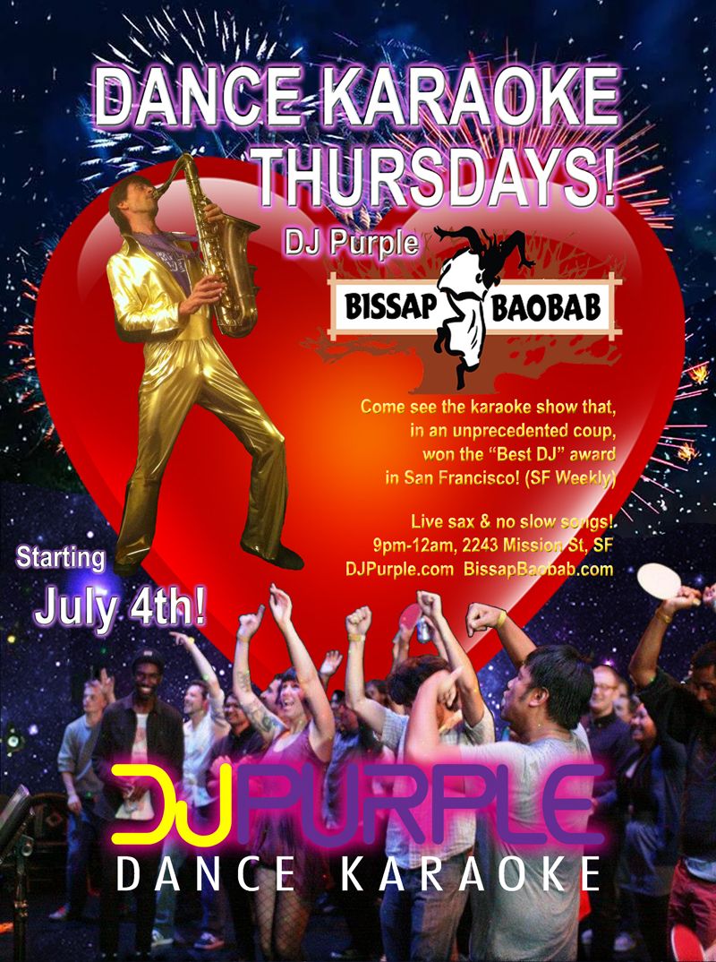 Dance Karaoke Thursdays @ Bissap Baobab!