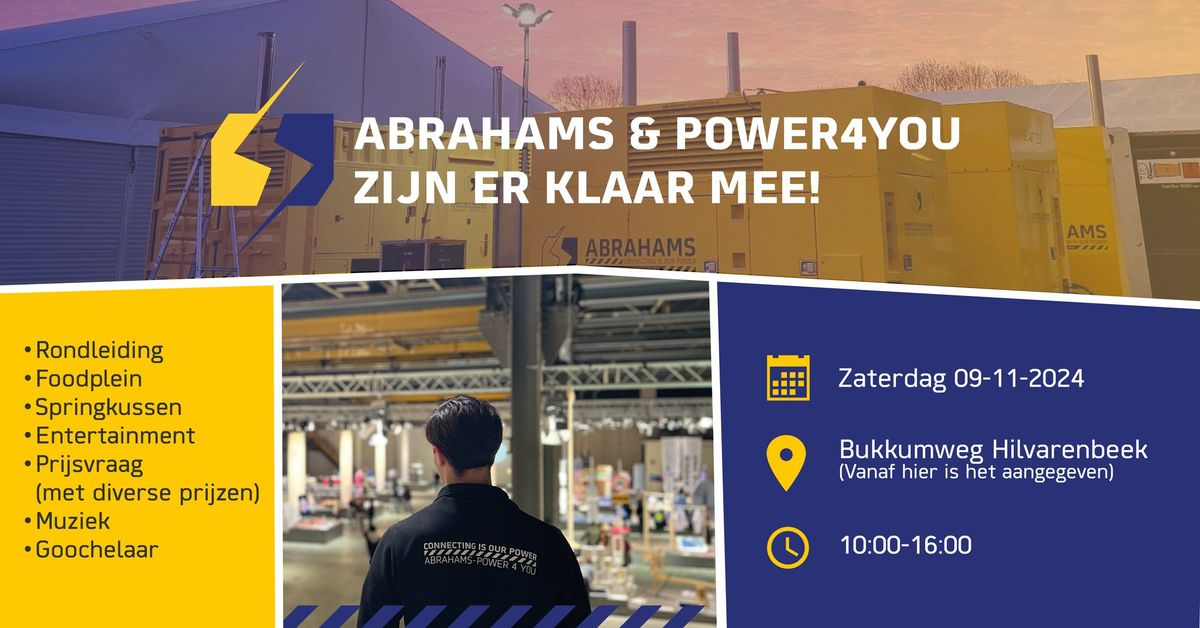 Open dag Abrahams & Power4you