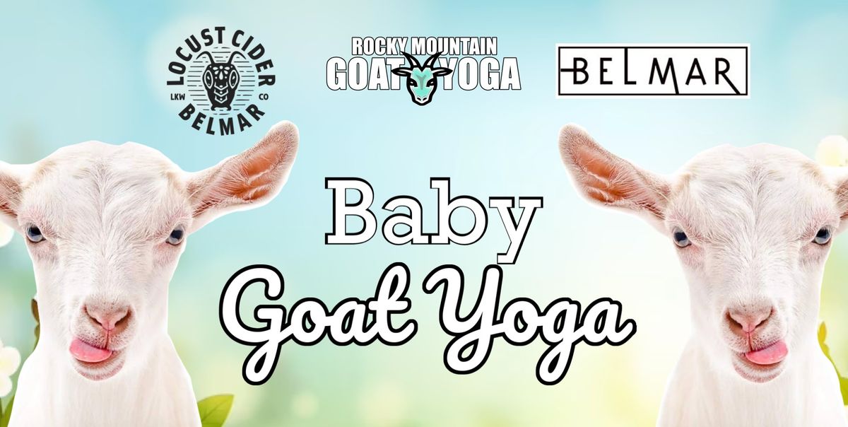 Baby Goat Yoga - September 22nd (BELMAR)