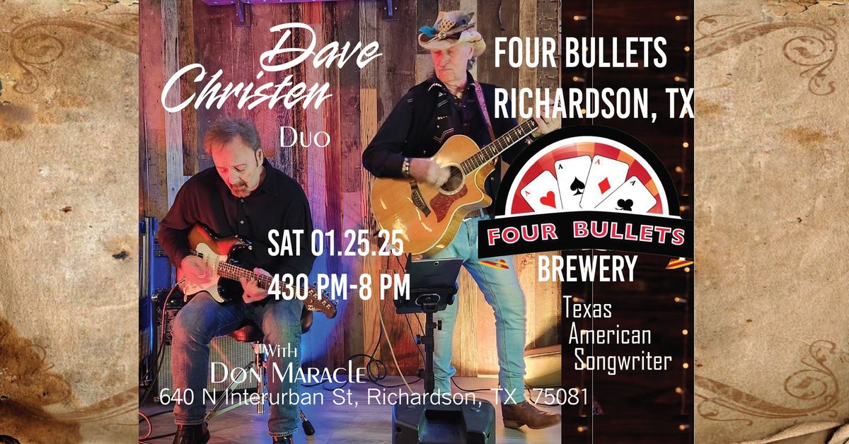 Dave Christen Duo with Don Maracle