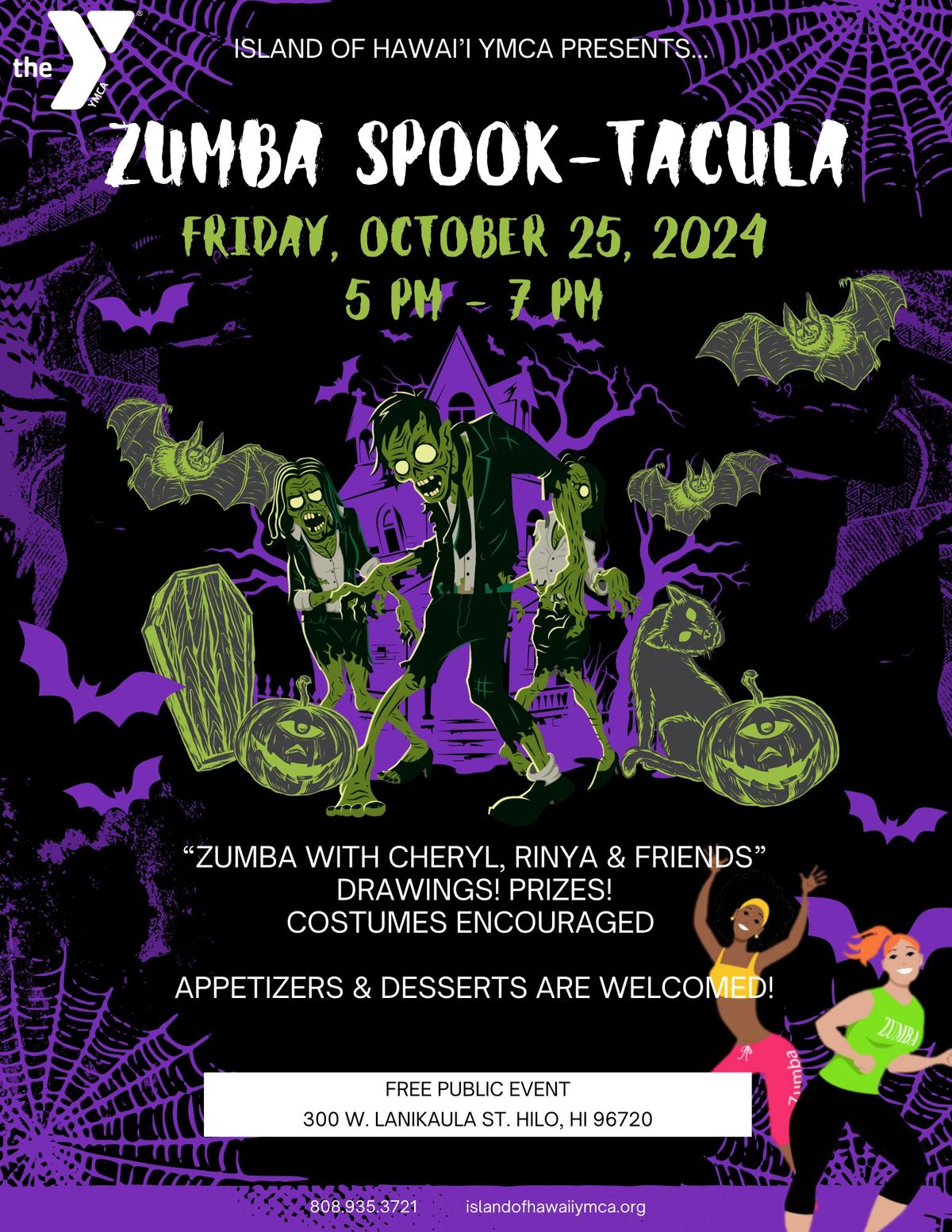 Zumba Spook-tacula at the YMCA!