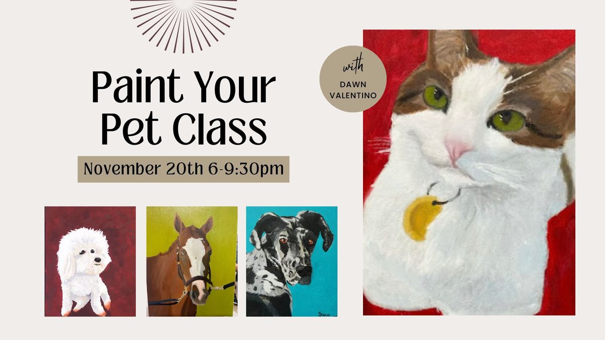 Paint Your Pet, Paint & Sip