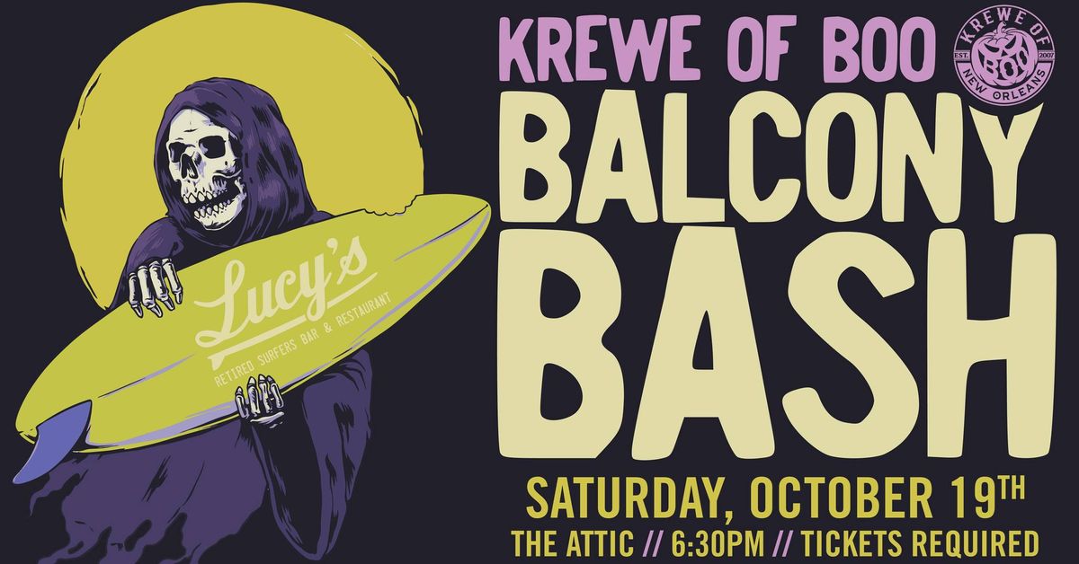 Krewe of Boo Balcony Bash