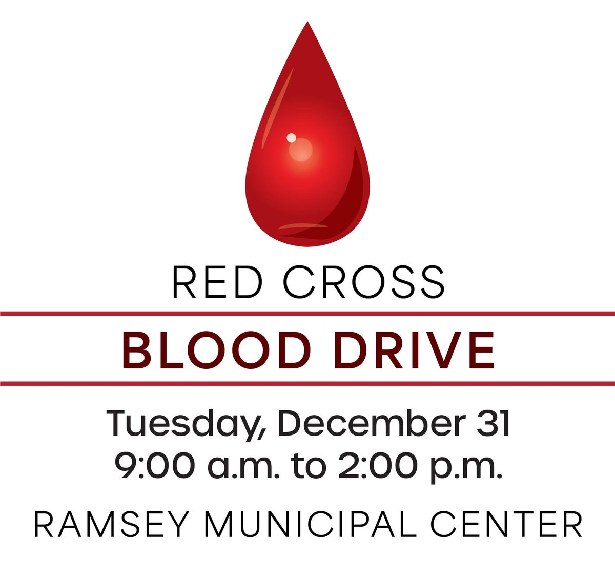 RED CROSS BLOOD DRIVE