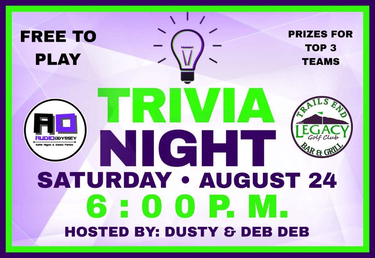 Trivia Night at Trails End Bar & Grill 