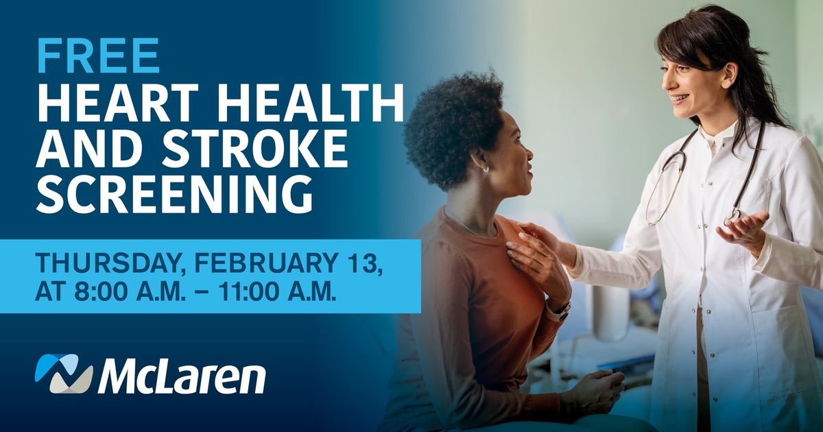 Free Heart Health & Stroke Screening