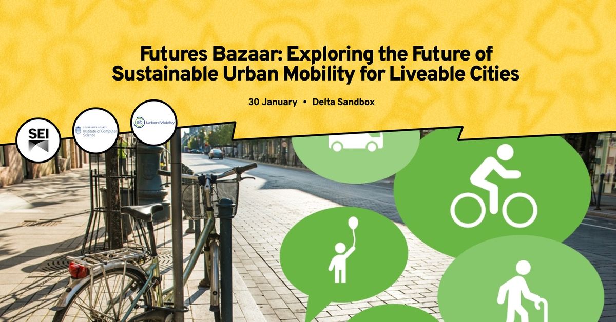 Futures Bazaar: Exploring the Future of Sustainable Urban Mobility for Liveable Cities 2025