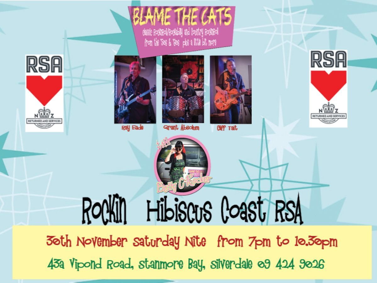 Blame the Cats with Betty C Rocker