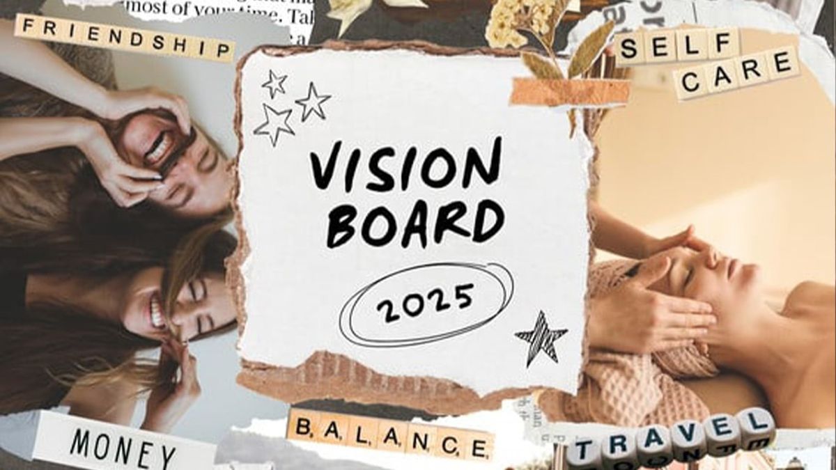 Vision Board Crafting 2025