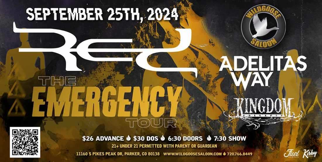 The Emergency Tour: Red w\/ Adelita's Way + Kingdom Collapse