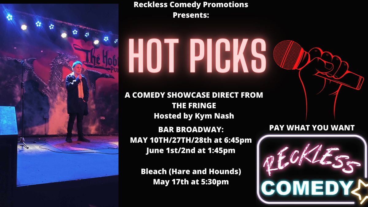 Reckless Comedy: Hot Picks (BRIGHTON FRINGE SHOWCASE)