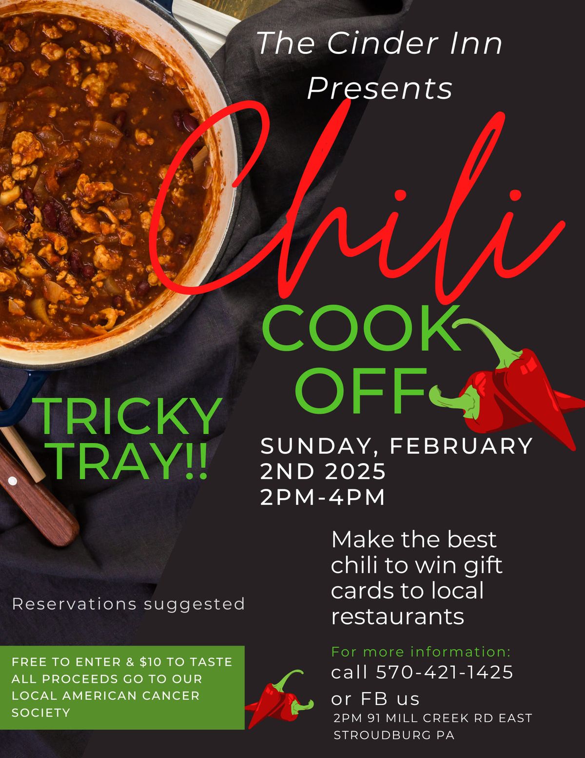 10TH ANNUAL CHILI COOK OFF