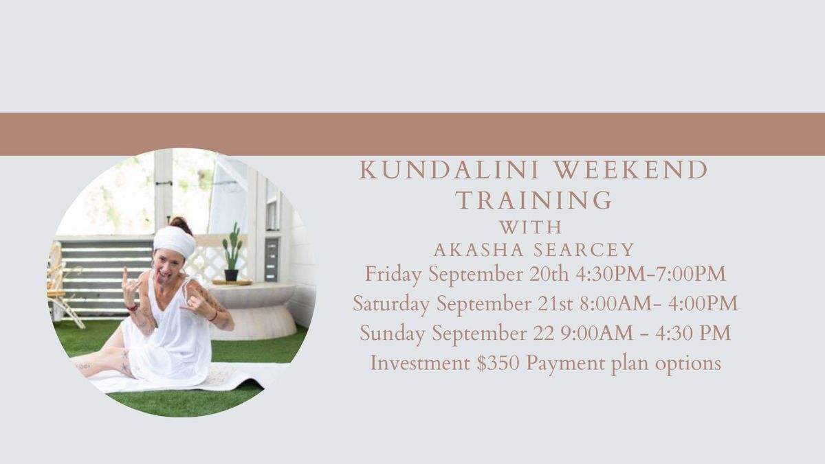 Kundalini Weekend Training