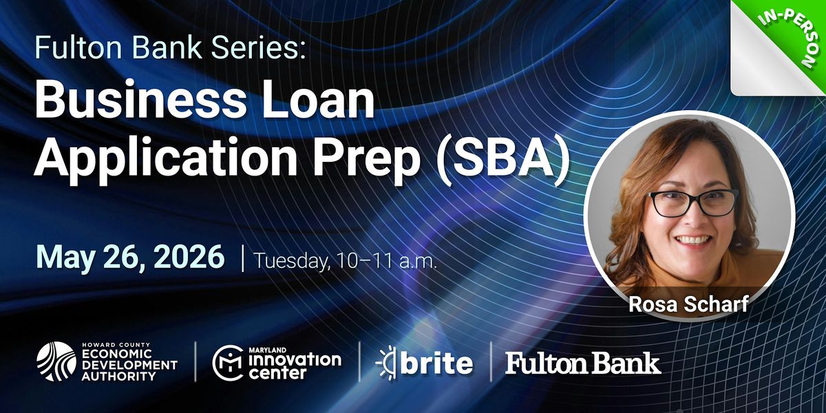 Fulton Bank Series: Business Loan Application Prep (SBA)