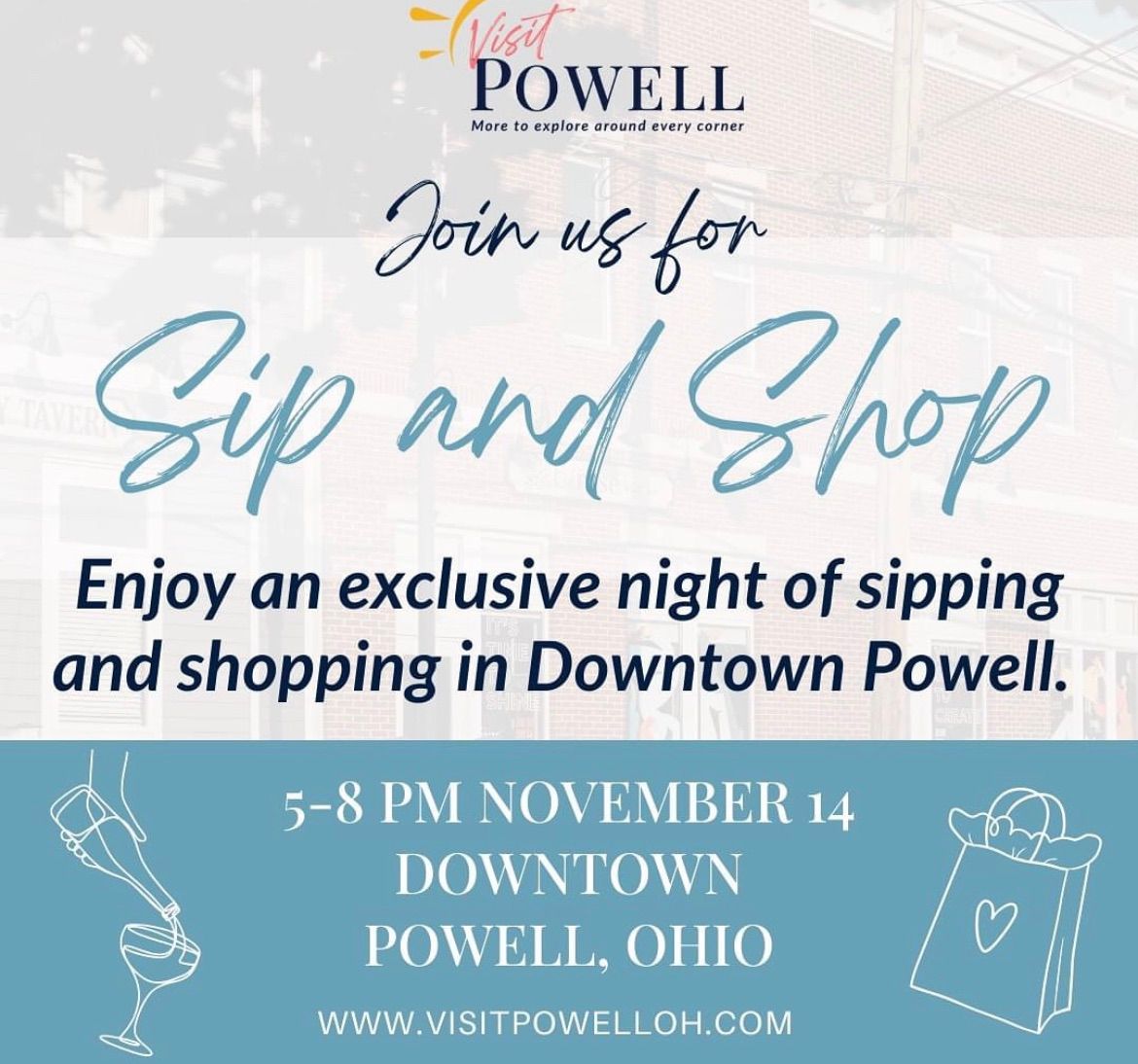 Powell Sip and Shop