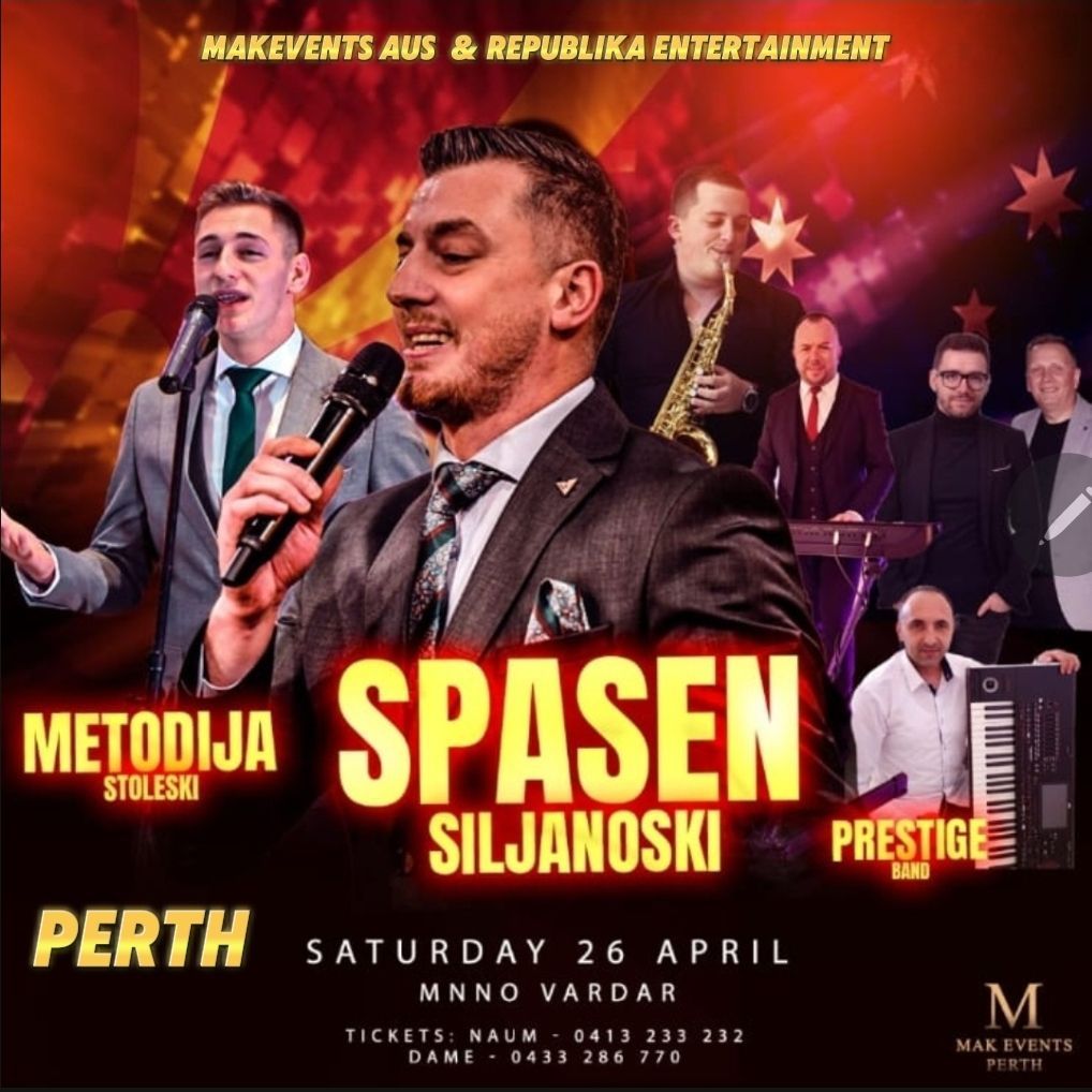 SPASEN SILJANOSKI & METODIJA STOLESKI #PERTH 